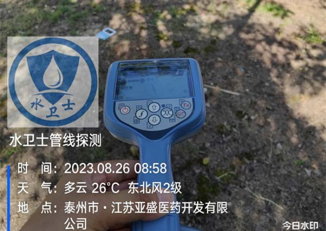湖州地埋电缆探测案例-江苏亚盛医药